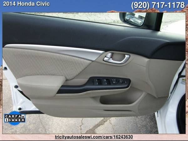 2014 HONDA CIVIC EX 4DR SEDAN Family owned since 1971 - cars & for sale in MENASHA, WI – photo 18