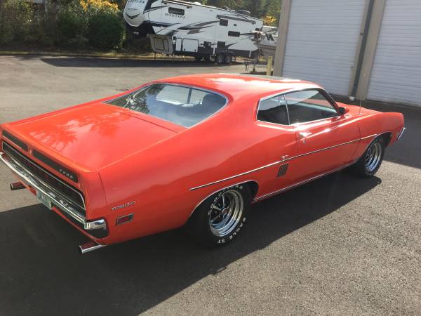 A Local Gem! - 1970 Ford Torino GT 429 Cobra Jet C6 for sale in Snoqualmie, WA – photo 8