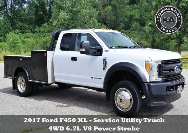 2017 Ford F450 XL - Service Utility Truck - 4WD 6 7L V8 (E84488) for sale in Dassel, MN