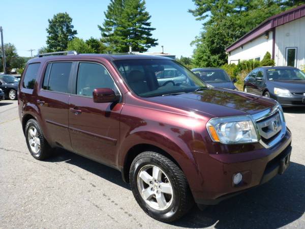 2011 HONDA PILOT EX-L 4X4 LOADED DVD LEATHER 8 PASSENGER 3RD ROW SEAT for sale in Milford, ME