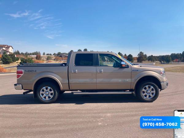 2013 Ford F-150 F150 F 150 4WD SuperCrew 145 Lariat - CALL/TEXT... for sale in Sterling, CO – photo 3