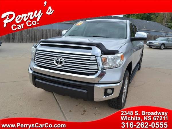 2014 Toyota Tundra Limited 5 7L FFV CrewMax 4WD - - by for sale in Wichita, KS