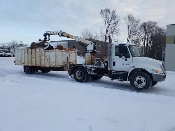 Forestry Grapple Clam Truck W/Dump Bed Trailer 245k miles 2004 for sale in Bloomington, MN – photo 2