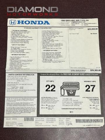 1999 Honda Prelude Type SH for sale in Lisle, IL – photo 97