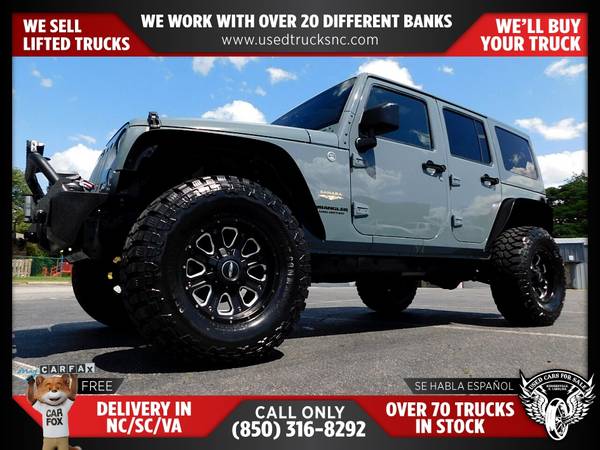 335/mo - 2014 Jeep Wrangler Unlimited Sahara 4x4SUV FOR ONLY - cars for sale in KERNERSVILLE, NC – photo 10