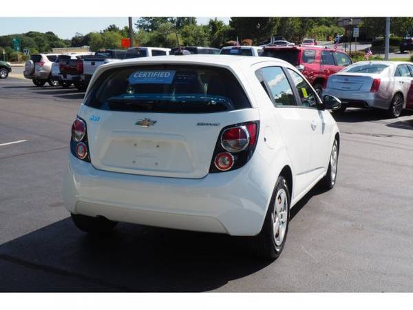 2016 Chevy Chevrolet Sonic LS sedan White for sale in Plymouth, MA – photo 5