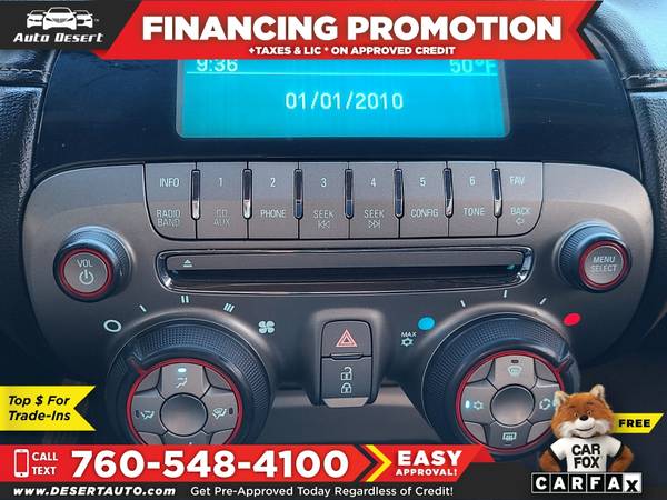 2015 Chevrolet Camaro 2LS 2 LS 2-LS 2LS 2 LS 2-LS Only 298/mo! Easy for sale in Palm Desert , CA – photo 9