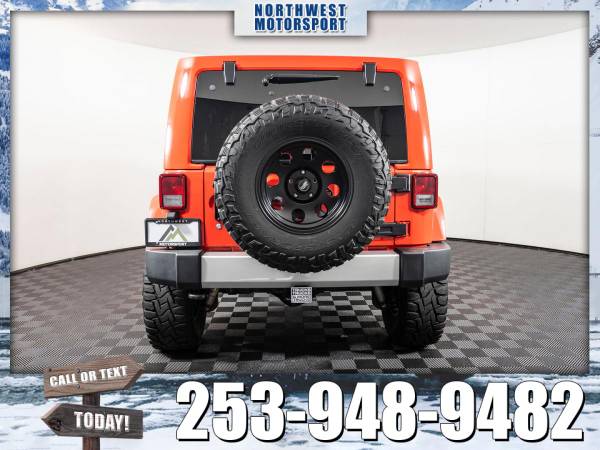 Lifted 2013 *Jeep Wrangler* Unlimited Sahara 4x4 - cars & trucks -... for sale in Marysville, WA – photo 6