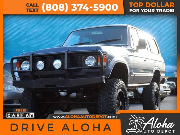 1986 Toyota LandCruiser Turbo for only 503/mo! - - by for sale in Honolulu, HI