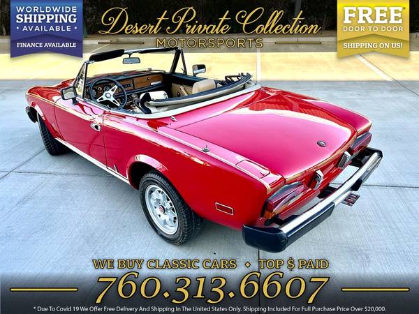 This 1982 Fiat 124 Spider Convertible Convertible is VERY CLEAN! for sale in Other, HI – photo 4