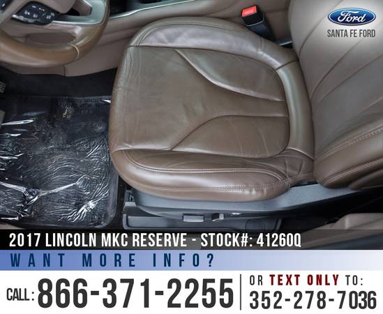 2017 LINCOLN MKC RESERVE Sunroof, Leather Seats, SYNC 3 for sale in Alachua, FL – photo 14
