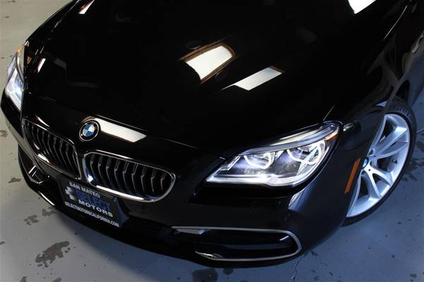 2016 BMW 640i COUPE BLACK/BLACK.NAV/IPOD/USB/WARRANTY/1OWNER for sale in SF bay area, CA – photo 4