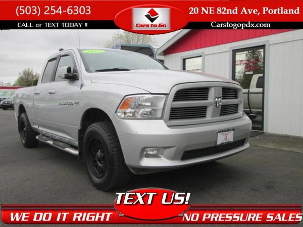 2012 Ram 1500 Quad Cab Sport Pickup 4D 6 1/3 ft Cars and Trucks Dodge for sale in Portland, OR