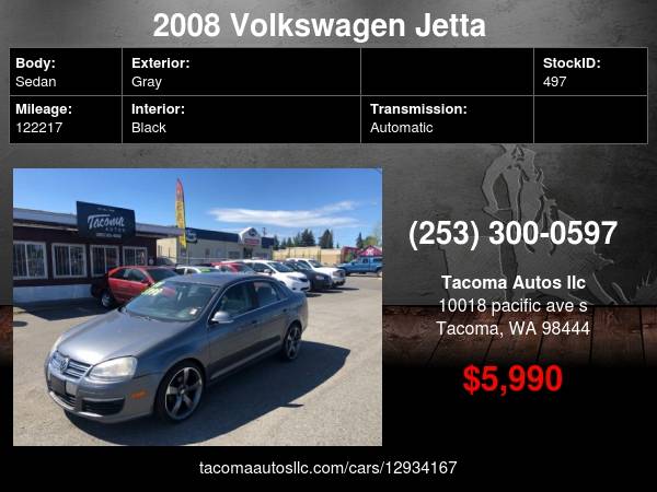 2008 Volkswagen Jetta SE 4dr Sedan 6A - - by dealer for sale in Tacoma, WA – photo 20