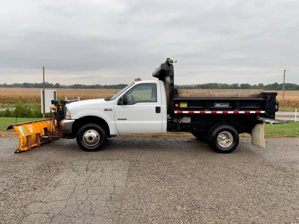 2003 FORD F350 4X4 DUMP TRUCK! STUDDED AND DELETED! WITH PLOW! WOW for sale in Saint Joseph, MO – photo 6