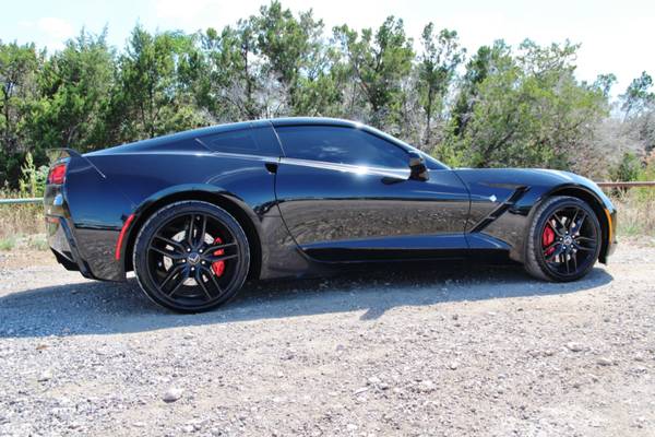 2014 CHEVROLET CORVETTE Z51 - 7 SPEED MANUAL - LOW MILES - BLK ON BLK! for sale in Liberty Hill, AR – photo 11