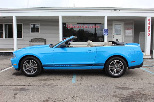 2010 Ford Mustang Convertible - Grabber Blue - - by for sale in Mount Clemens, MI – photo 3