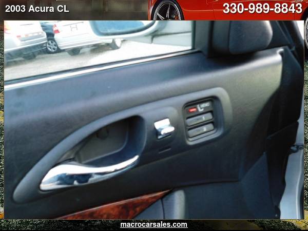 2003 Acura CL 3.2 2dr Coupe with - cars & trucks - by dealer -... for sale in Akron, OH – photo 13
