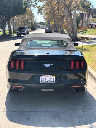 2015 Ford Mustang EcoBoost Premium Convertible 2D Black for sale in Los Angeles, CA – photo 10