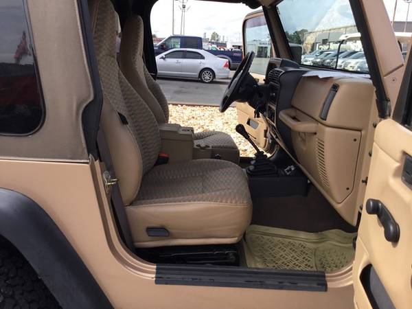 1999 Jeep Wrangler Desert Sand Pearl WOW... GREAT DEAL! for sale in Pensacola, FL – photo 19