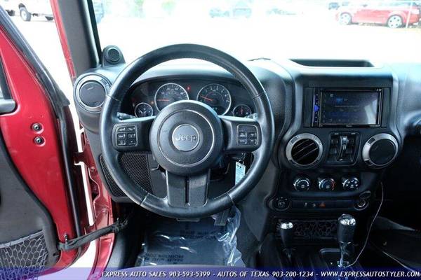 2013 Jeep Wrangler Unlimited Sport 4x4 Sport 4dr SUV - cars & trucks... for sale in Tyler, TX – photo 15