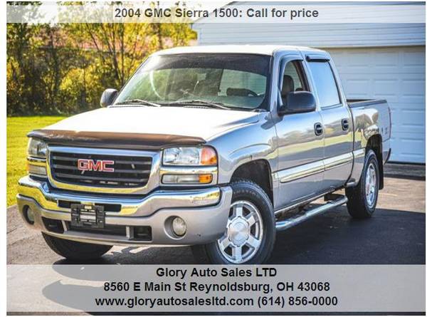 2004 GMC SIERRA EXT CAB 4X4 Z71 LEATHER 194,000 MILES $4995 CASH for sale in REYNOLDSBURG, OH
