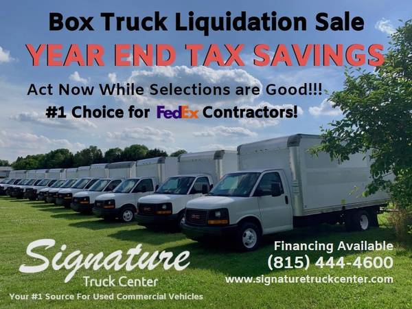 Box Truck Liquidation Tax Savings Event for sale in Springfield, IL