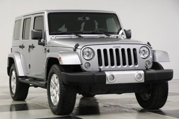 *LIKE NEW Silver WRANGLER 4WD* 2015 Jeep *CHROME RIMS & BLUETOOTH* for sale in Clinton, KS – photo 14
