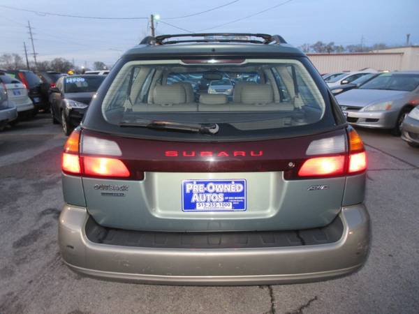 2004 Subaru Outback Limited AWD - Auto/Leather/Roof - Low Miles for sale in Des Moines, IA – photo 7