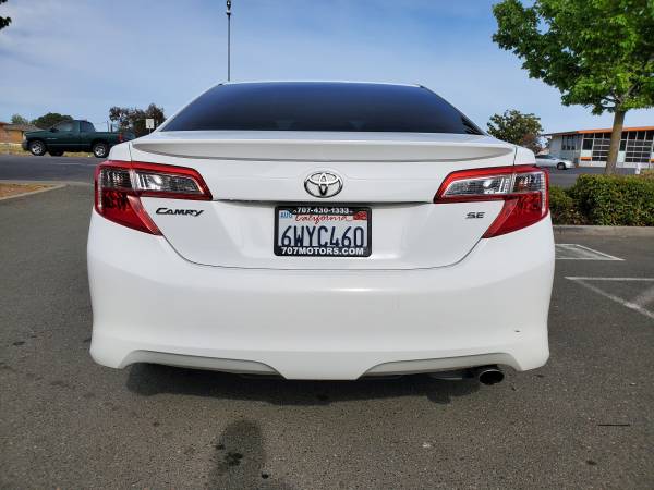 2012 Toyota Camry SE low miles! Clean Carfax - - by for sale in Fairfield, CA – photo 7