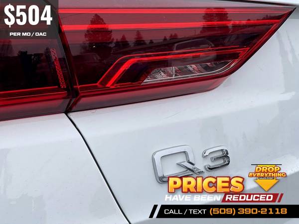 504/mo - 2020 Audi Q3 Q 3 Q-3 S line Premium Plus AWD TURBO LOADED for sale in Spokane, WA – photo 7