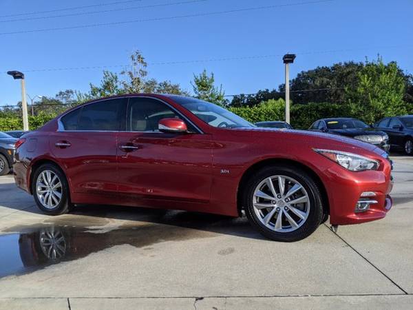 2016 INFINITI Q50 Venetian Ruby Call Today! - cars & trucks - by... for sale in Naples, FL – photo 2