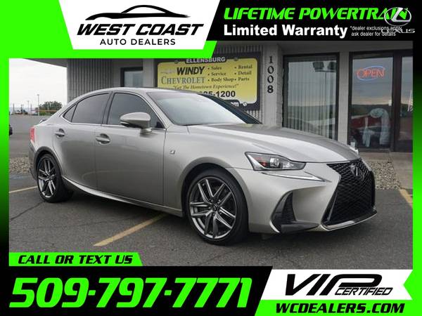 2017 Lexus IS 350 AWD - - by dealer - vehicle for sale in Moses Lake, WA