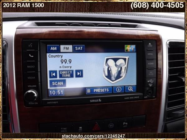 2012 Ram 1500 4WD Crew Cab 140.5" Laramie with Front center seat... for sale in Janesville, WI – photo 22