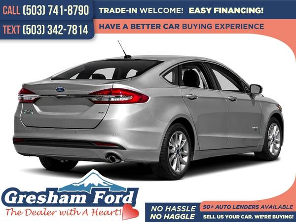 2018 Ford Fusion Energi SE FOR ONLY 299/mo - - by for sale in Gresham, OR – photo 3