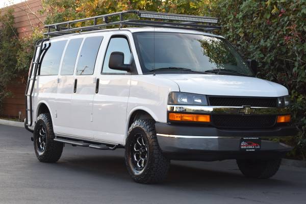 2013 Chevrolet Express G1500 AWD - LIFTED / BEEFY TIRES / CUSTOM RACK! for sale in Beaverton, OR