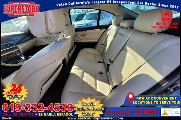 2012 BMW 5 SERIES 535I SEDAN-EZ FINANCING-LOW DOWN! - cars & trucks... for sale in El Cajon, CA – photo 13