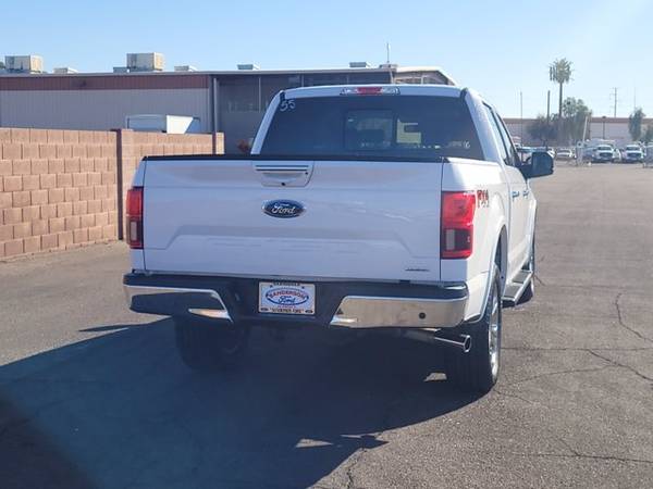 2018 Ford F-150 Lariat Crew Cab 4WD White - - by for sale in Glendale, AZ – photo 5