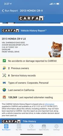 2013 Honda CR-V miles 120xxx carfax smog tags - - by for sale in Huntington Beach, CA – photo 9