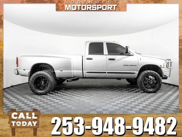Lifted 2003 *Dodge Ram* 3500 SLT Dually 4x4 for sale in PUYALLUP, WA – photo 4