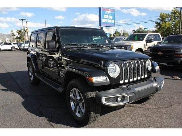 2018 Jeep Wrangler Unlimited SUV Unlimited Sahara - Black for sale in Albuquerque, NM