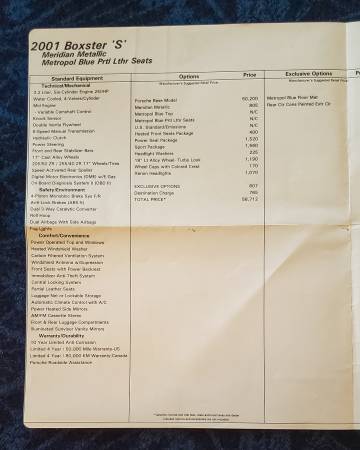 2001 Porsche Boxster S, 6 Speed Manual for sale in Aptos, CA – photo 24