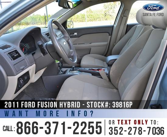 *** 2011 FORD FUSION HYBRID *** Homelink - Bluetooth - Cruise for sale in Alachua, FL – photo 13