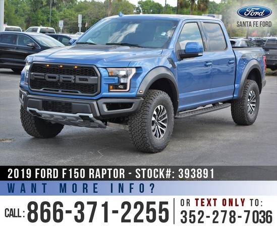 *** 2019 Ford F150 Raptor 4WD *** SAVE Over $4,000 off MSRP! for sale in Alachua, GA – photo 3