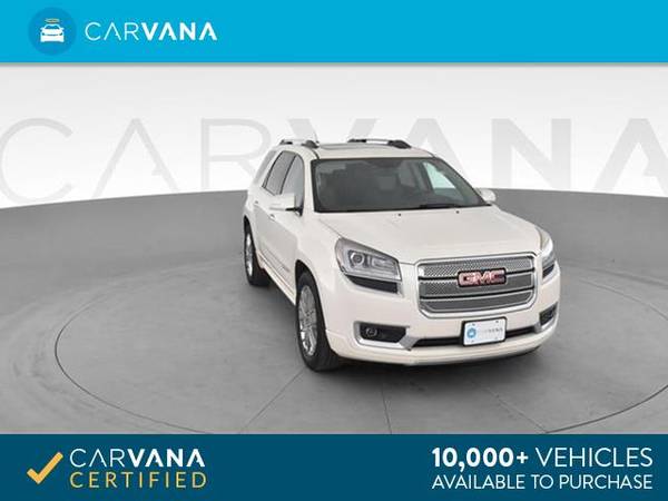 2013 GMC Acadia Denali Sport Utility 4D suv White - FINANCE ONLINE for sale in Indianapolis, IN