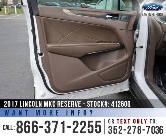 2017 LINCOLN MKC RESERVE Sunroof, Leather Seats, SYNC 3 for sale in Alachua, FL – photo 12