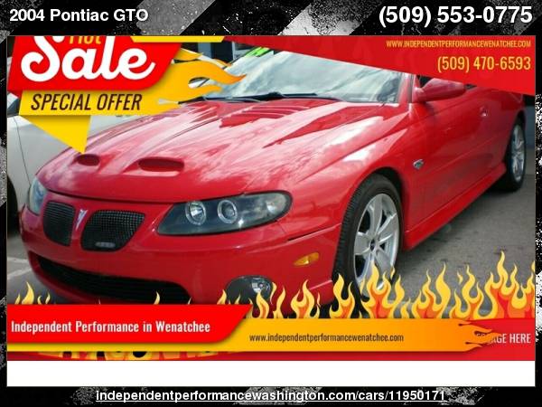 2004 Pontiac GTO Base 2dr Coupe with for sale in Wenatchee, WA
