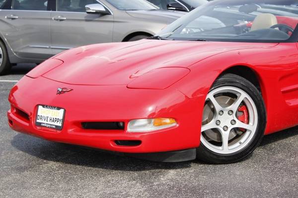 2000 Chevy Chevrolet Corvette Base Convertible Torch Red for sale in Villa Park, IL – photo 3