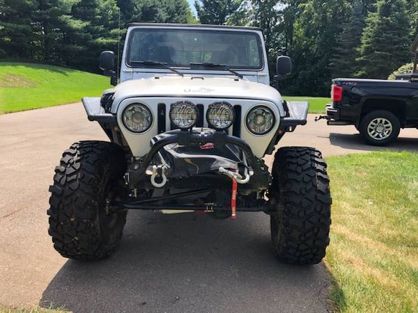2005 Jeep Wrangler Rubicon LJ 5.5 long arm lift with banks turbo for sale in Leslie, MI