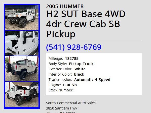 2005 HUMMER H2 4WD! - - by dealer - vehicle for sale in Albany, OR – photo 18